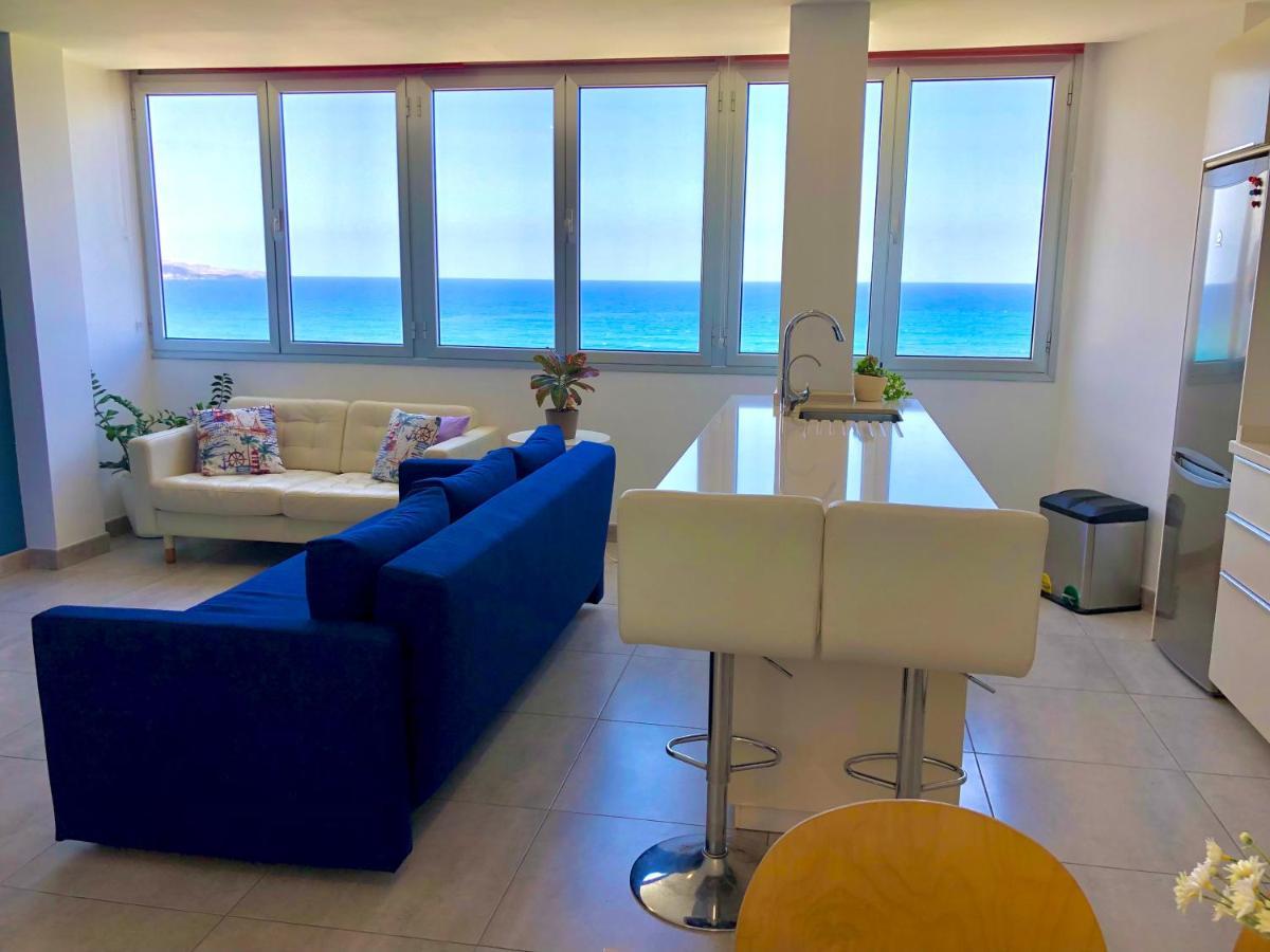 Vistas Mar Playa Las Canteras Primera Linea Wifi Лас-Пальмас-де-Гран-Канарія Екстер'єр фото