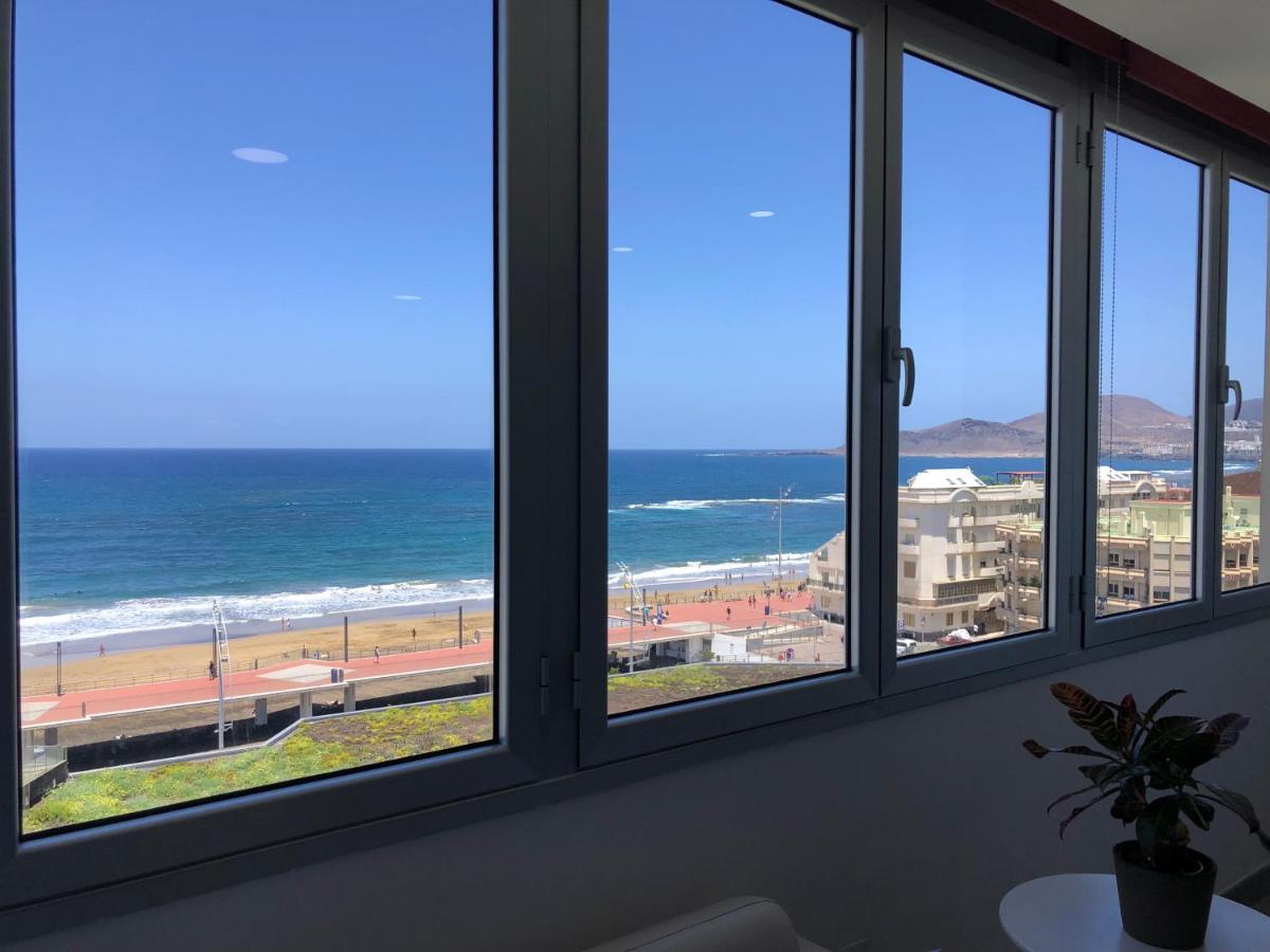 Vistas Mar Playa Las Canteras Primera Linea Wifi Лас-Пальмас-де-Гран-Канарія Екстер'єр фото