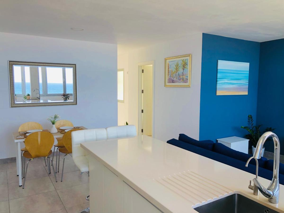 Vistas Mar Playa Las Canteras Primera Linea Wifi Лас-Пальмас-де-Гран-Канарія Екстер'єр фото