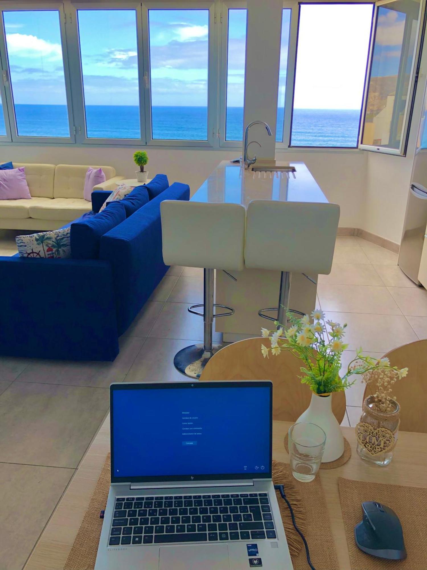Vistas Mar Playa Las Canteras Primera Linea Wifi Лас-Пальмас-де-Гран-Канарія Екстер'єр фото
